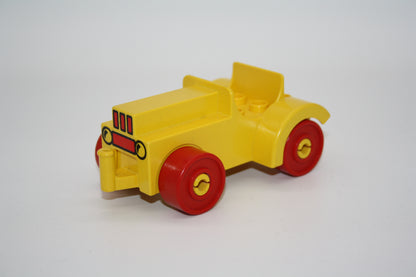 Duplo - Retro/Vintage Traktor/Trecker - gelb - Bauernhof - Fahrzeuge