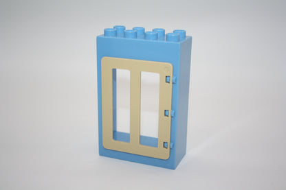 Duplo - Türen Modern komplett (2x4 Noppen) - versch. Farben - Türen