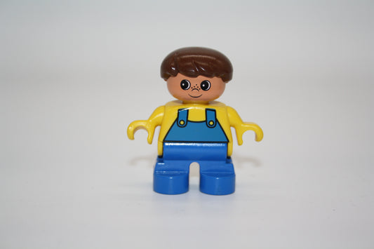 Duplo - Junge - blaue Latzhose/gelbes Oberteil - Figur