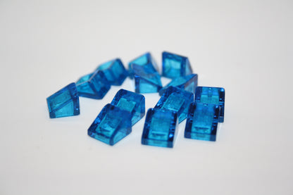 LEGO® - 1x1x2/3 Schrägstein/Käseecke/Slope - transparent dunkelblau/dark blue - 64200 - Sonderstein - 6x-500x Sparpaket