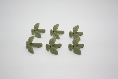 LEGO® - Pflanzenstängel m. 3 Blättern - Plant Stem 3 Leaves - olivgrün/olive green - 37695 - Grünzeug 6x-500x Sparpaket