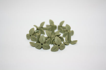 LEGO® - Pflanzenstängel m. 3 Blättern - Plant Stem 3 Leaves - olivgrün/olive green - 37695 - Grünzeug 6x-500x Sparpaket