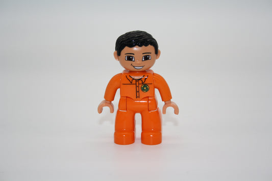 Duplo - Müllmann - orange  - Mann - Figur