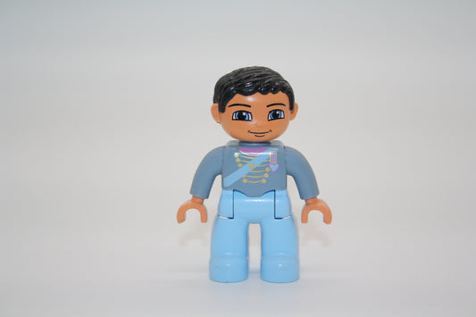 Duplo - Prinz - blaue Hose/blaues Oberteil - Mann Figur