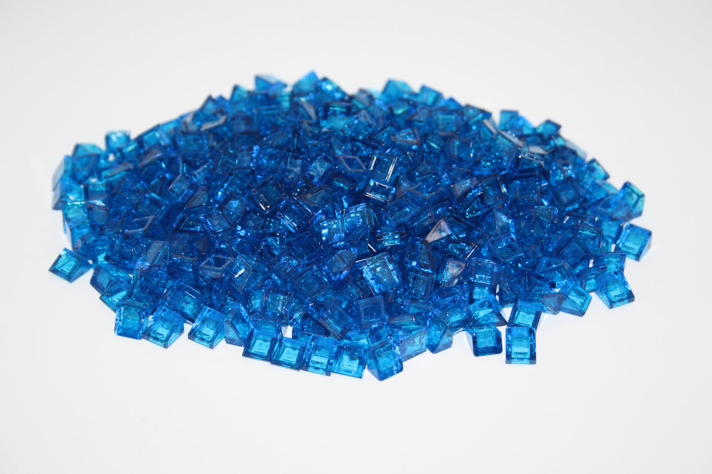 LEGO® - 1x1x2/3 Schrägstein/Käseecke/Slope - transparent dunkelblau/dark blue - 64200 - Sonderstein - 6x-500x Sparpaket