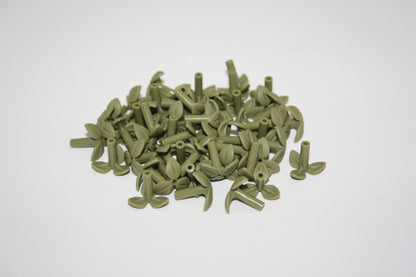 LEGO® - Pflanzenstängel m. 3 Blättern - Plant Stem 3 Leaves - olivgrün/olive green - 37695 - Grünzeug 6x-500x Sparpaket