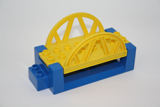 Duplo - Brücke/Hebebrücke - blau-gelb - Einzelteile - Zubehör