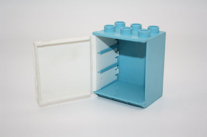Duplo - befüllbarer Kühlschrank - hellblau - Einrichtung - Möbel - Küche