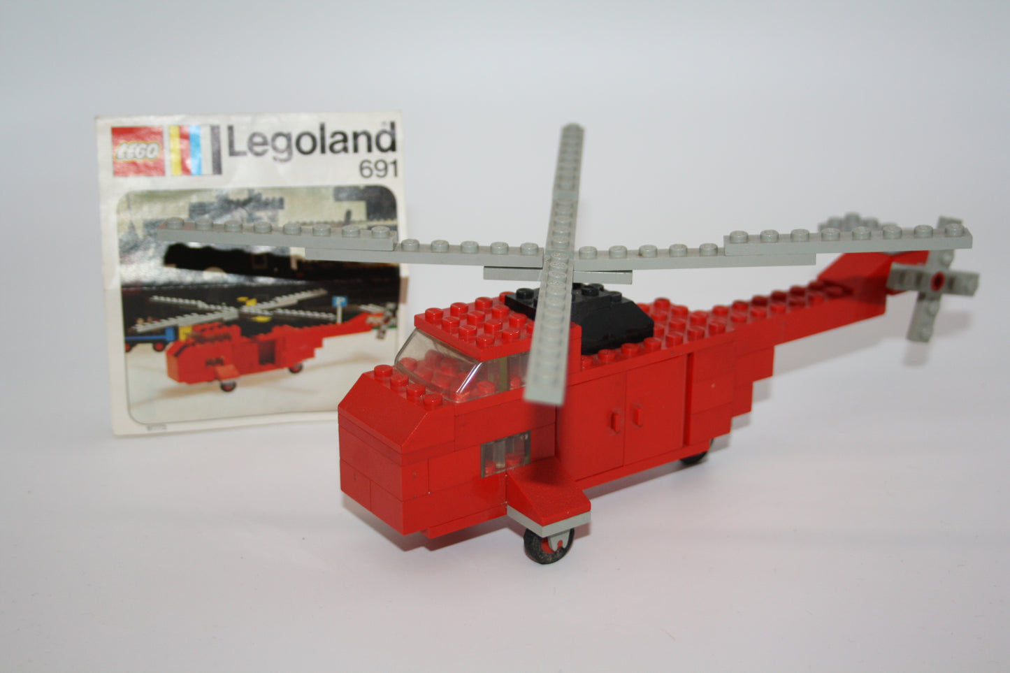 LEGO® Legoland - Set 691 Rettungs-Hubschrauber + BA