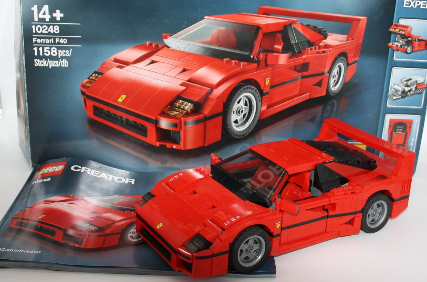 LEGO® Creator - Set 10248 Ferrari F40 + BA & OVP