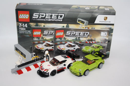 LEGO® Speed Champions - Set 75888 Porsche 911 RSR und 911 Turbo 3.0 + BA & OVP