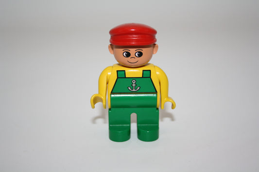 Duplo - Matrose - Seefahrer - grüne Latzhose/gelbes Oberteil - Mann - Figur