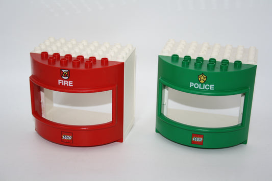 Duplo - Schuppen/Polizeiwache/Feuerwache - 6x8 Noppen - versch. Farben - große Teile