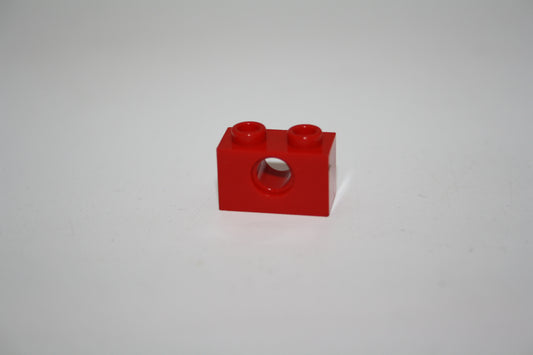 LEGO® Technik - 1x2 Brick/Stein/Lochbalken mit Loch - rot - 3700 - Steine/Bricks