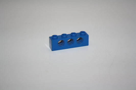 LEGO® Technik - 1x4 Brick/Stein/Lochbalken mit Loch/Löchern - blau - 3701 - Steine/Bricks