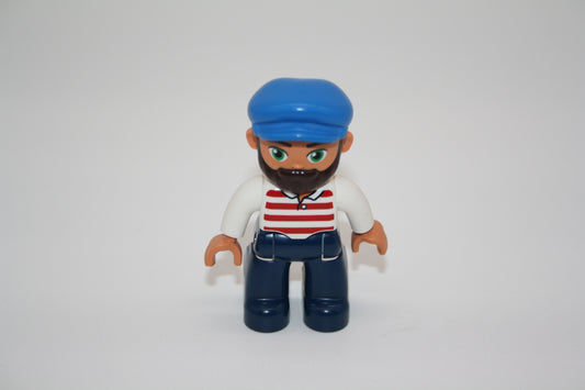 Duplo - Matrose - Seefahrer - blaue Hose/rot weißes Oberteil - Mann - Figur