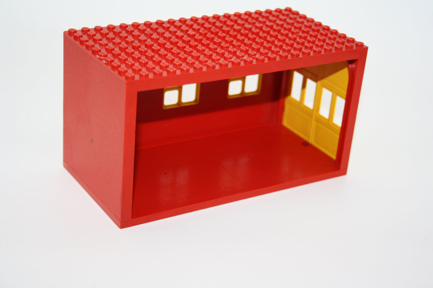 LEGO® Fabuland - 10x20 Schuppen/Garage - x665c02 - rot/gelb